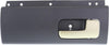 Interior Door Handle Compatible with 2003-2011 Lincoln Town Car Rear, Passenger Side Black Bezel with Chrome/Gold Lever