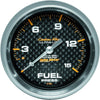 4811 Carbon Fiber Mechanical Fuel Pressure Gauge