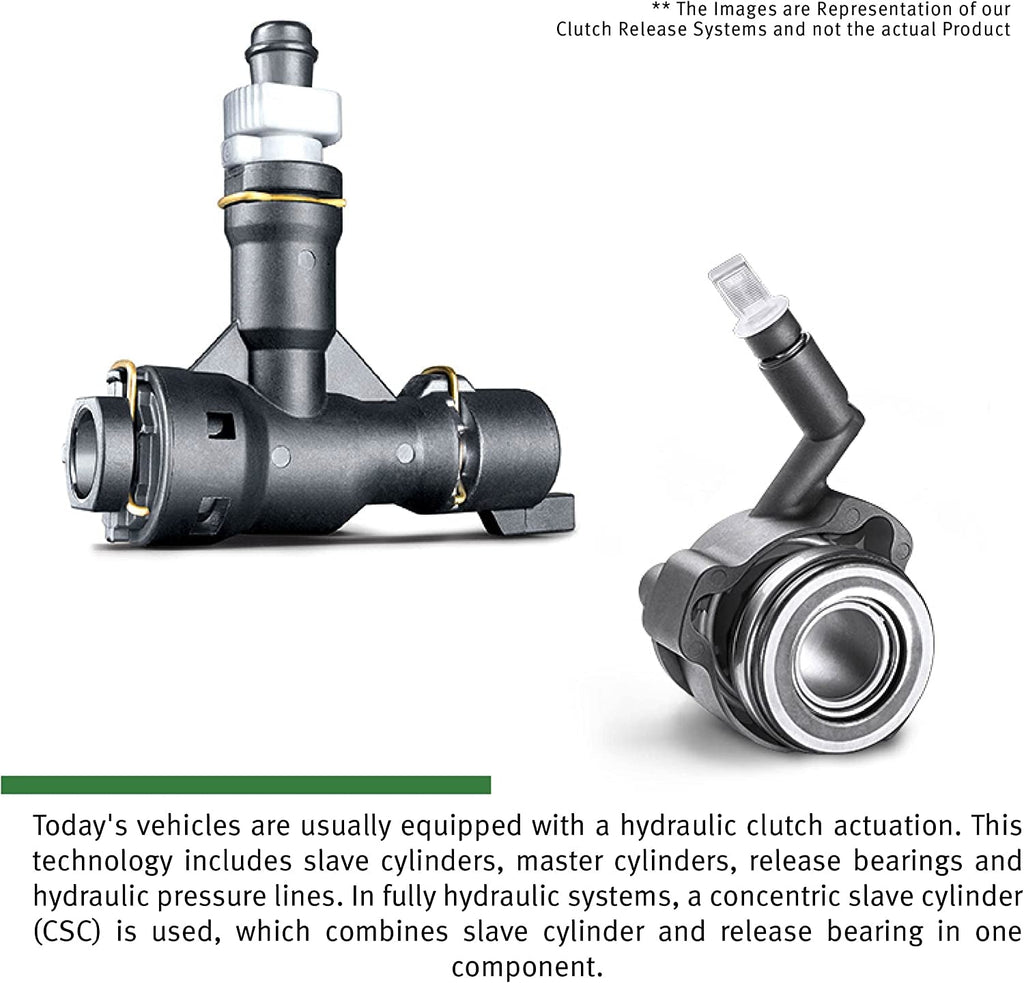 Schaeffler  CRS012 Pre-Filled Clutch Hydraulic Assembly, Clutch Release Replacement Parts, Clutch Hydraulics, OEM Clutch Replacement Parts