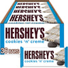 HERSHEY'S Cookies 'n' Creme Candy Bars, 1.55 oz (36 Count)