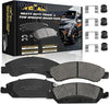 WEIZE Front Carbon Fiber Ceramic Brake Pads, Truck and Tow Brake Pads Set with Hardware D1363, Fit for Chevy GMC Silverado 1500 Sierra Yukon XL Tahoe Suburban, Cadillac XTS Escalade