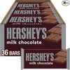 HERSHEY'S Milk Chocolate Candy Bars, 1.55 oz (36 Count)