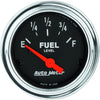 2517 Traditional Chrome Electric Fuel Level Gauge