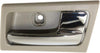 For Mercury Grand Marquis Interior Door Handle Front or Rear, Passenger Side Gray Bezel with Chrome Lever (2003-2011) | Trim:All Submodels