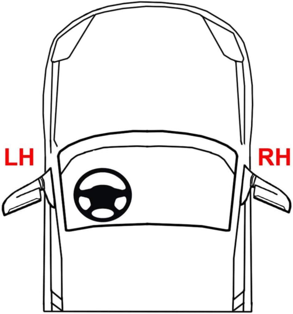 for Honda CR-V Interior Door Handle Rear, Driver Side Gray (1997-2001) | with Door Lock Hole | Trim: LX/EX/SE | HO1552105 | 72664S10000ZA