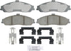 Gold 17D731ACH Ceramic Front Disc Brake Pad Set