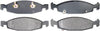 Silver 14D790M Semi-Metallic Front Disc Brake Pad Set with Wear Sensor