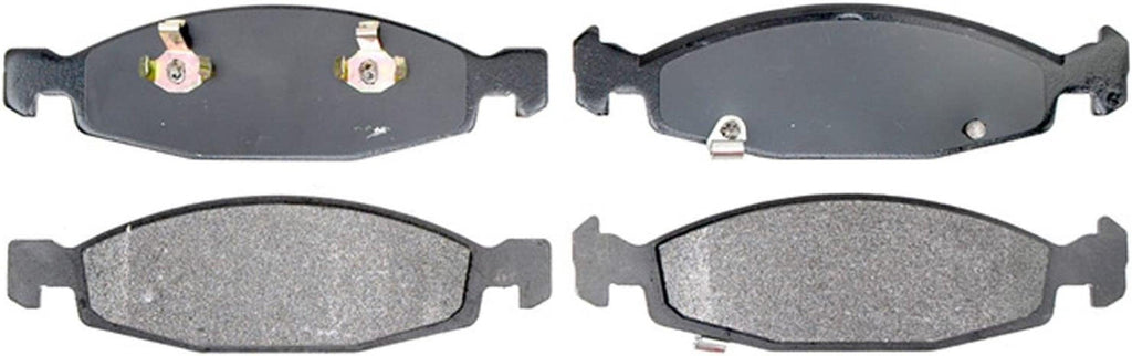 Silver 14D790M Semi-Metallic Front Disc Brake Pad Set with Wear Sensor