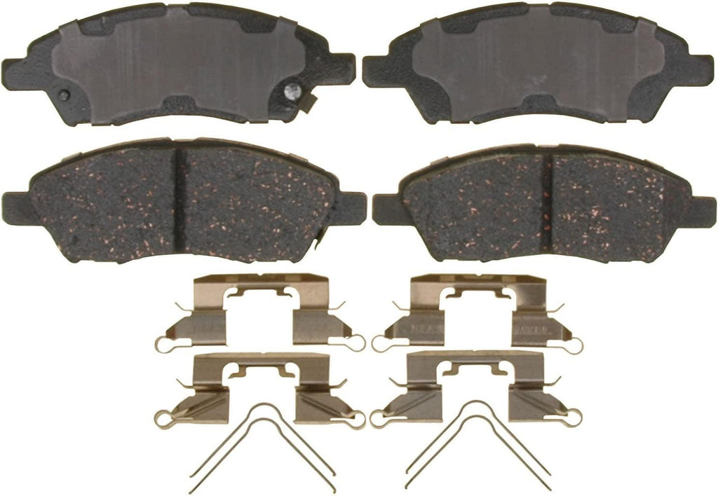 Gold 17D1592CH Ceramic Front Disc Brake Pad Set