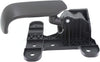 Interior Door Handle Compatible with Nissan Armada/Titan 04-14 Front or Rear RH inside Painted Dark Gray Plastic