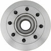 Silver 18A313A Front Disc Brake Rotor and Hub Assembly