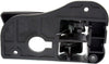 Interior Door Handle Set Compatible with 2007-2012 Kia Rondo Front or Rear, Driver and Passenger Side Black