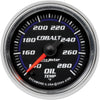 6156 Cobalt 2-1/16" 140-280 F Full Sweep Electric Oil Temperature Gauge