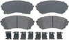 Gold 17D1331MH Semi-Metallic Front Disc Brake Pad Set