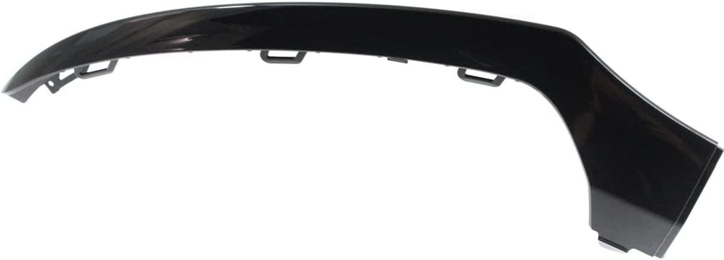 Front Driver Side Bumper Trim for 2015-2018 Mercedes Benz C300 Primed Outer Molding