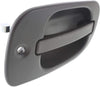 for Freightliner Cascadia Exterior Door Handle Front, Passenger Side Black (2008-2012) | with Key Hole| Trim: 125