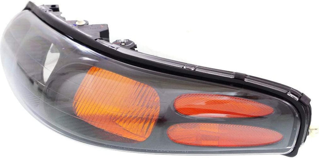 For Pontiac Bonneville Headlight 2000 01 02 03 2004 Driver Side W/Bulbs GM2502215 | 25718687 (Vehicle Trim: Includes Park/Signal/Marker Lamps/To 9/1/03)