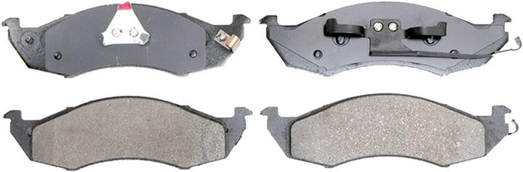 Silver 14D576C Ceramic Front Disc Brake Pad Set with Wear Sensor