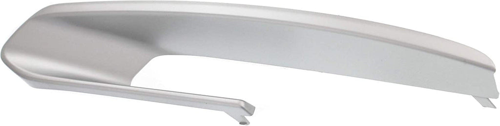 Front Bumper Trim Compatible with BMW 3-SERIES 2012-2015 LH Primed-Silver Modern Line Sedan/Wagon