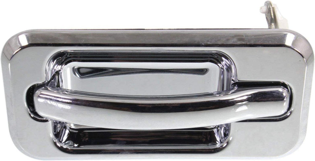 Front and Rear Exterior Door Handle Set of 4 Compatible with 2003-2009 Hummer H2 Chrome Driver and Passenger Side