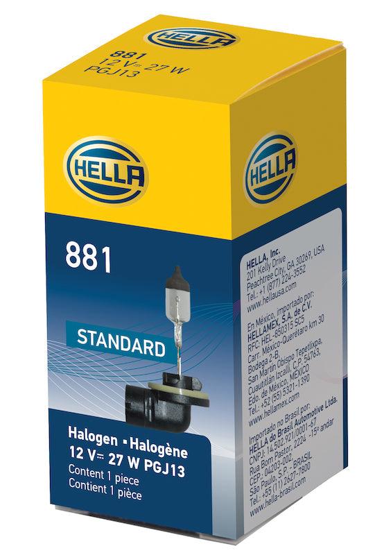 HELLA 881 Standard Series Halogen Light Bulb - greatparts