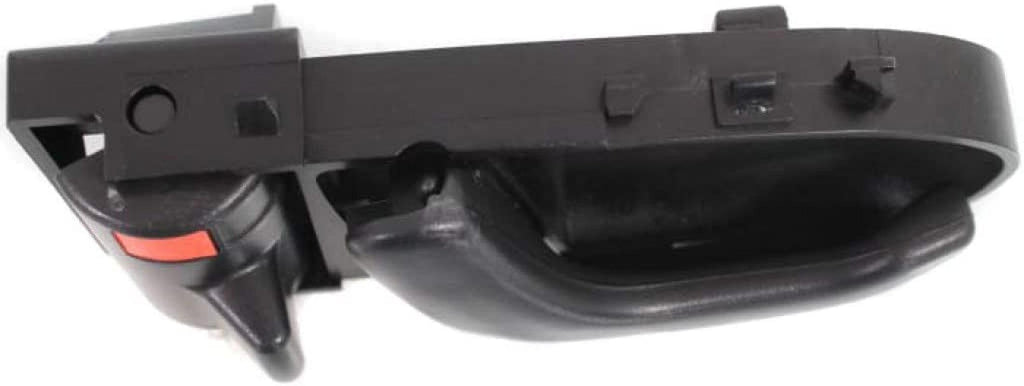 for Geo Metro Interior Door Handle Front, Driver Side Textured Black (1992-1994) | with Door Lock Button | Trim: Base/Lsi/Xfi | GM1352144 | 96066046