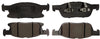 Gold 17D1818C Ceramic Front Disc Brake Pad Set