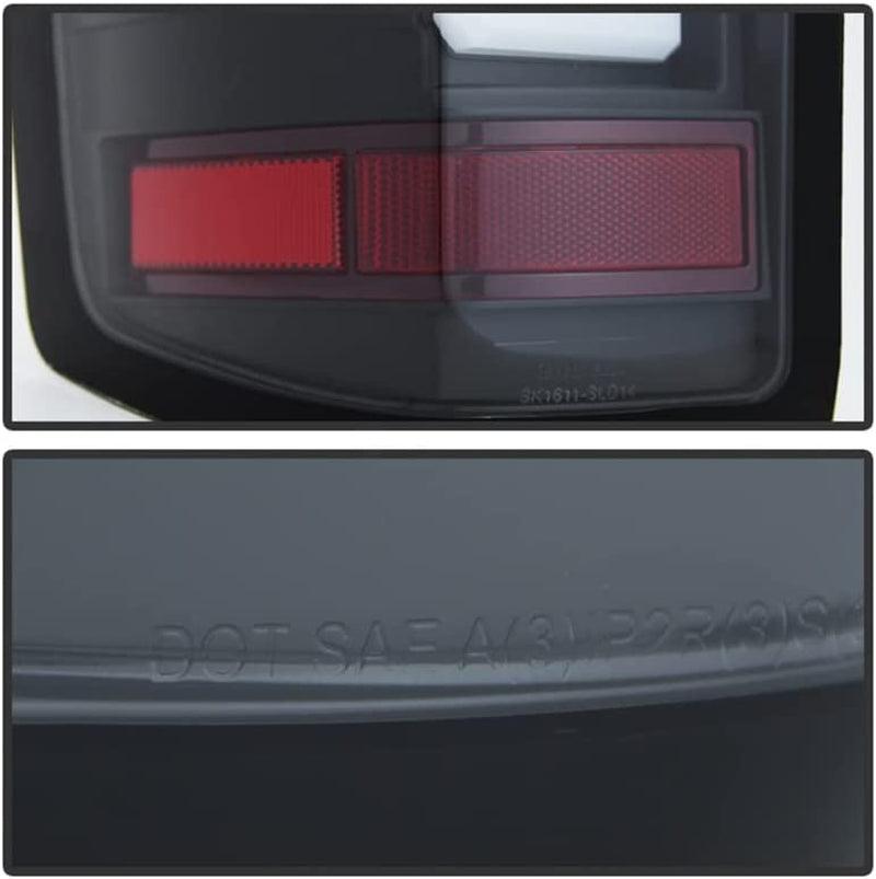 5079985 LED Tail Lights Black/Clear