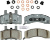 Gold 17D370CH Ceramic Front Disc Brake Pad Set