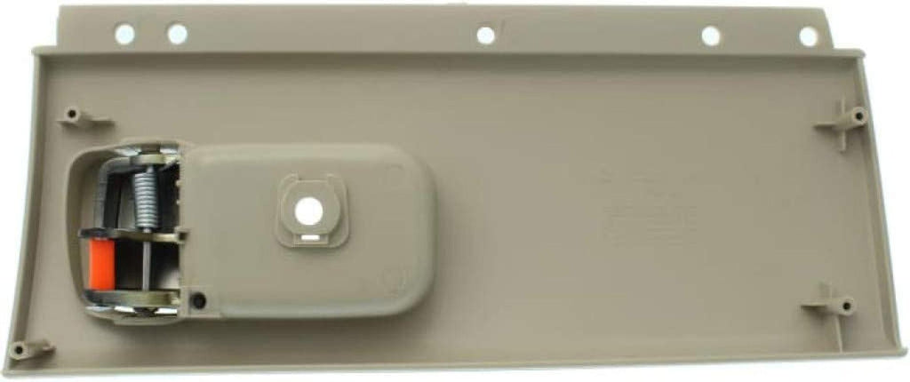 For Lincoln Town Car Interior Door Handle Rear, Passenger Side Beige Bezel with Chrome/Gold Lever (2003-2011) | Trim:All Submodels