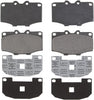 PGD137M Professional Grade Semi-Metallic Disc Brake Pad Set