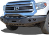 | FBTT2-01 | Front Bumper Fits 2014-2020 Toyota Tundra | 3Pc Modular Design | Integrated Winch Mount | Bull Bar | Auxiliary Light Cutouts | Steel D-Rings Included, Black