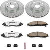 K1417-26 Front Z26 Carbon Fiber Brake Pads with Drilled & Slotted Brake Rotors Kit