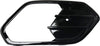 Fog Lamp Molding Compatible with 2017-2019 Ford Escape Painted-Black(Gloss Black) Passenger Side