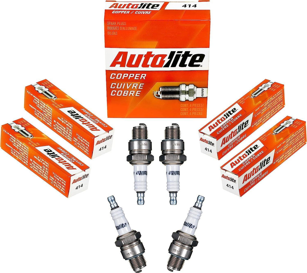 414 Copper Non-Resistor Automotive Replacement Spark Plugs (4 Pack)