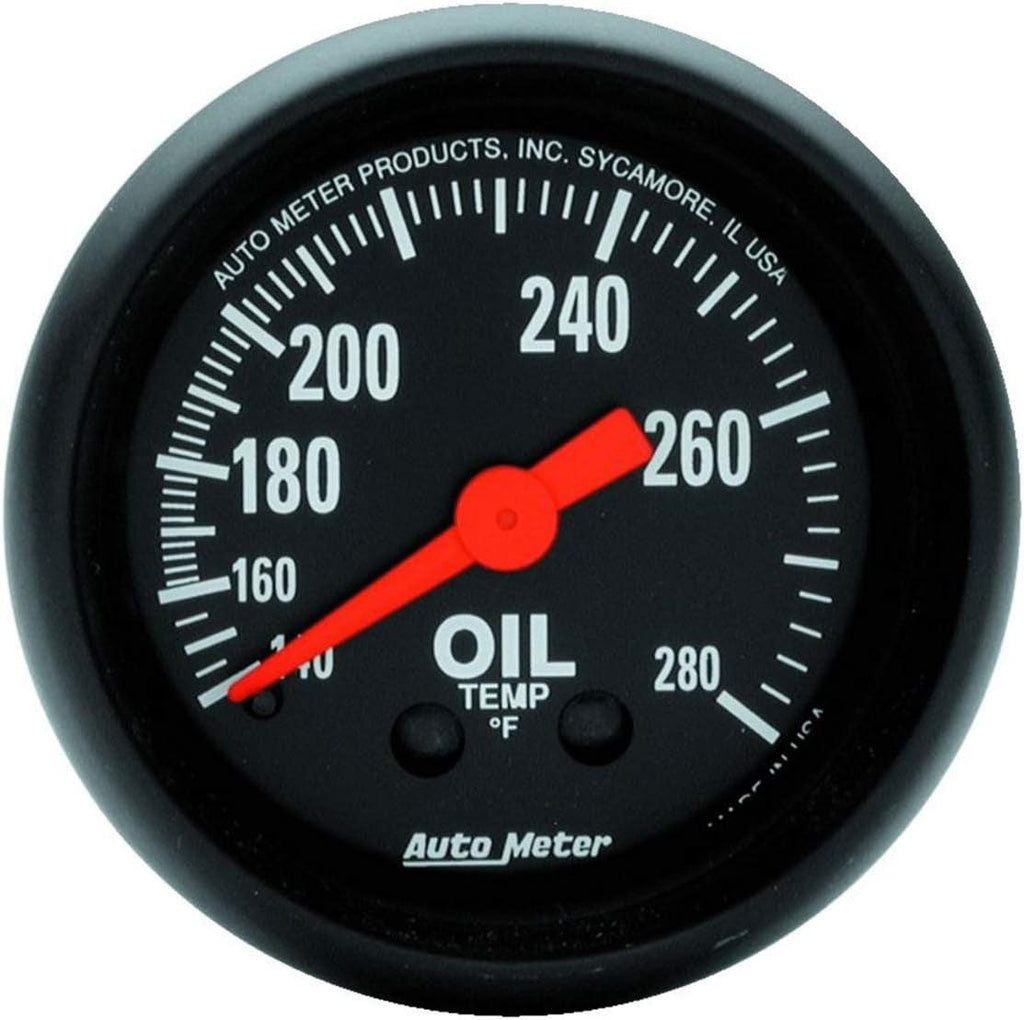 2609 2" OIL TEMP, 140-280`F, MECH, Z-SERIES