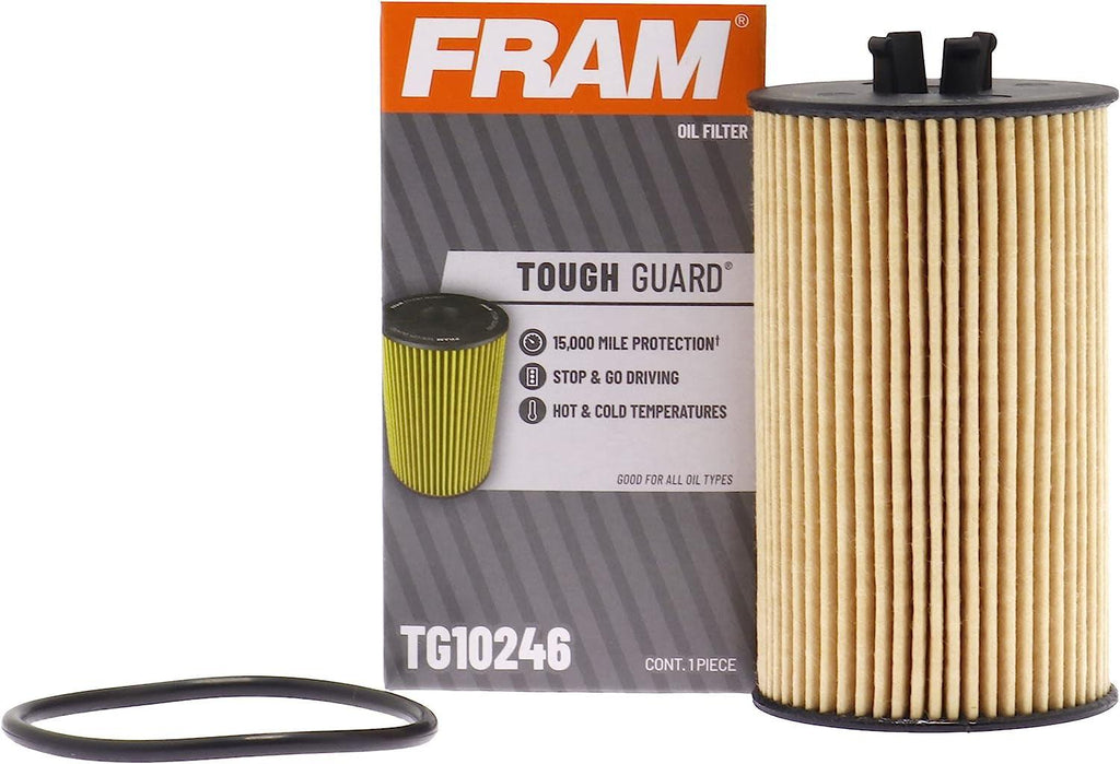 Tough Guard Replacement Oil Filter TG10246, Designed for Interval Full-Flow Changes Lasting up to 15K Miles