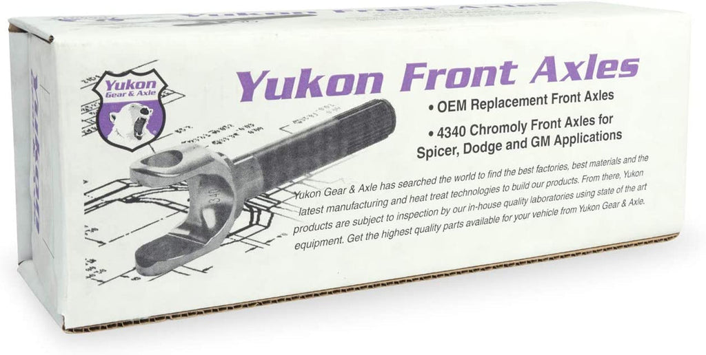 Yukon 4340 Chromoly Axle for '03-'09 Dodge 9.25" Front, Left Hand Side, 19.6" Long