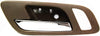 for GMC Yukon XL 1500 Interior Door Handle Front, Driver Side Brown Bezel with Chrome Lever (2007-2014) Trim: Sle/Slt/Denali | GM1352150 | 15935952