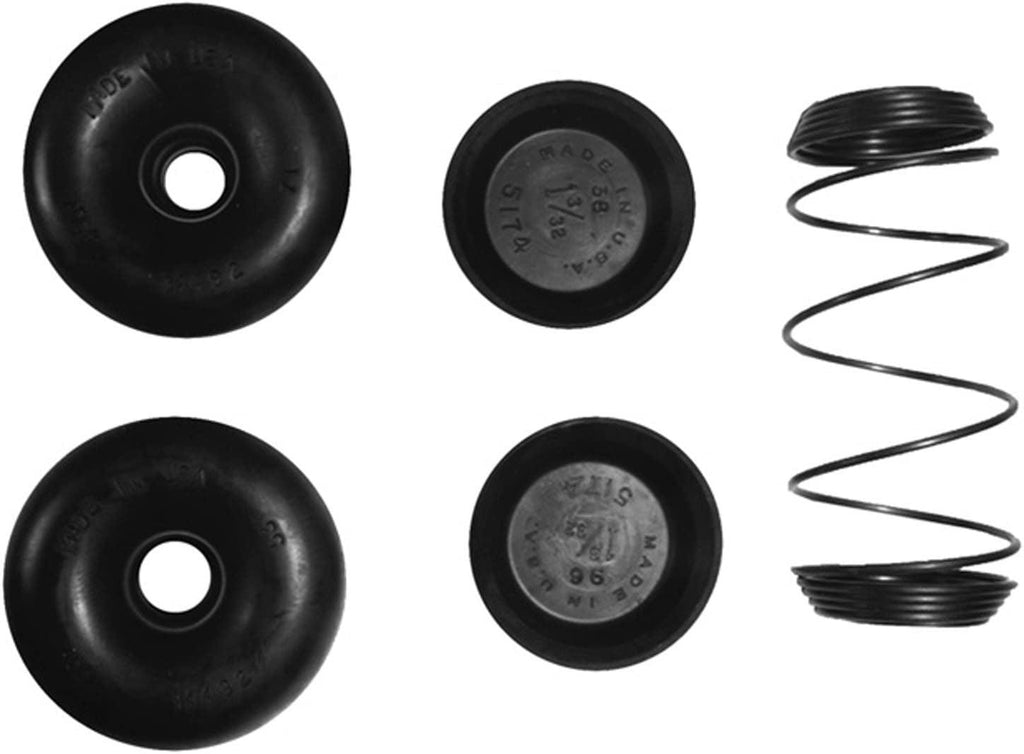 Professional 18G4 Front Drum Brake Wheel Cylinder Repair Kit with Spring, Boots, and Caps