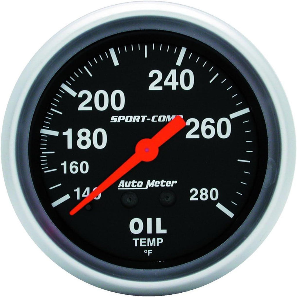 3441 Sport-Comp Mechanical Oil Temperature Gauge