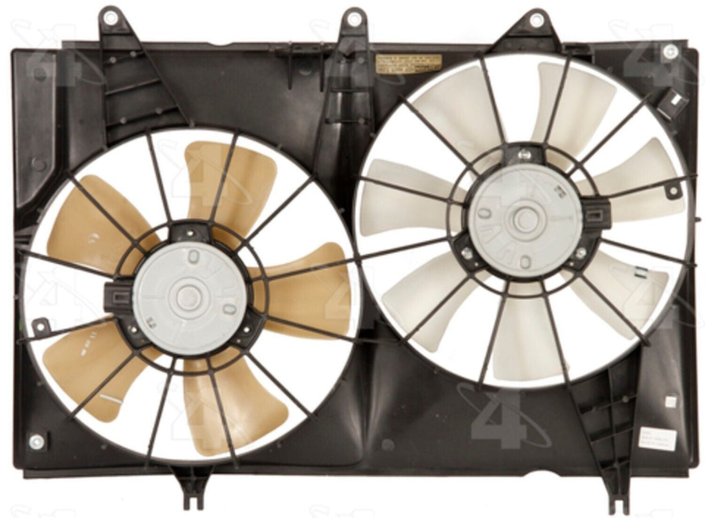 Four Seasons Dual Radiator and Condenser Fan Assembly for 03-04 CTS 76189