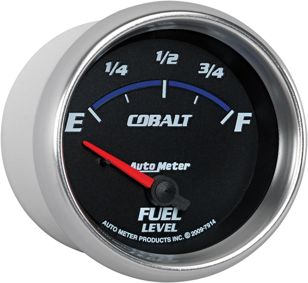 7914 Cobalt 2-5/8" 0 E/ 90 F Short Sweep Electric Fuel Level Gauge for GM