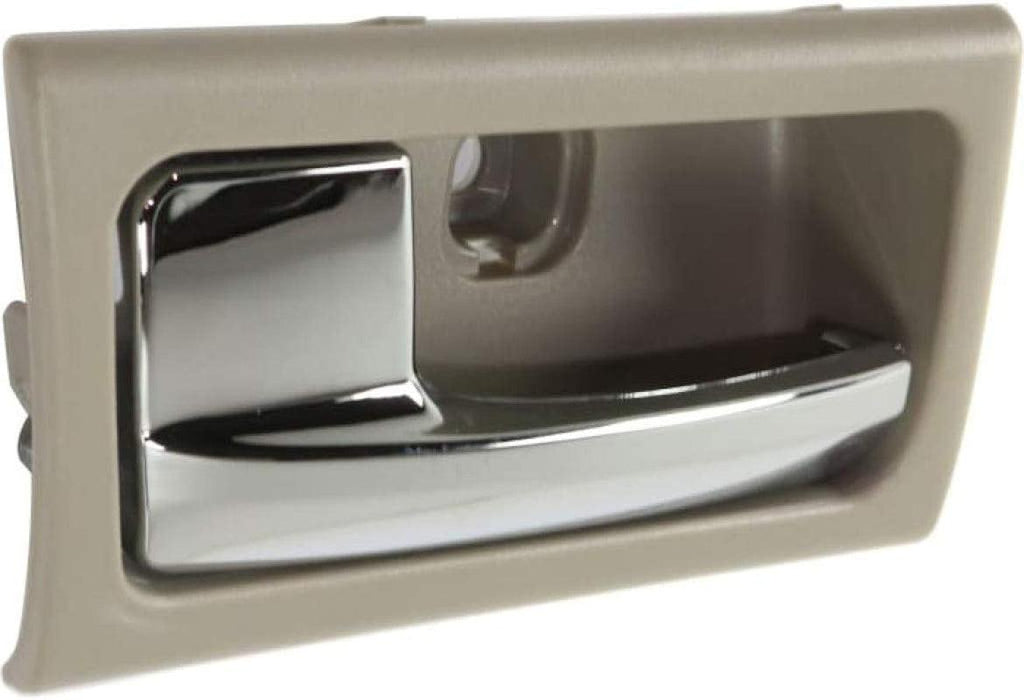 for Mercury Grand Marquis Interior Door Handle 2003-2011 Front or Rear Driver Side Gray Bezel W/Chrome Lever | Trim:All Submodels