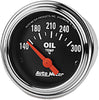 2543 Traditional Chrome Electric Oil Temperature Gauge