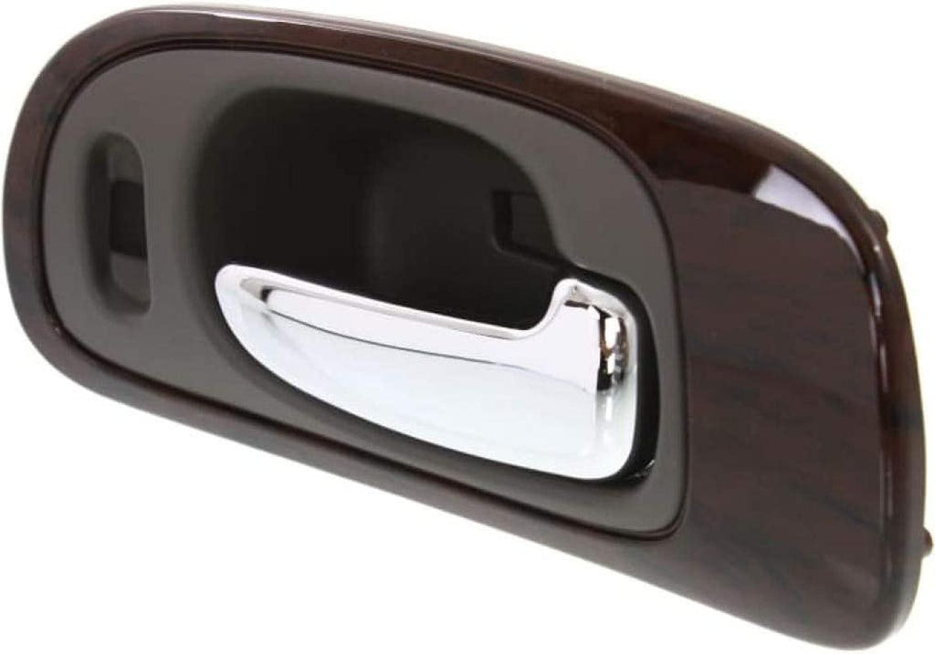 Compatible with Chrysler Concorde Interior Door Handle 1998-2004 Passenger Side Front Gray Bezel W/Chrome Lever | W/Door Lock Hole | Trim:All Submodels