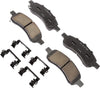 Gold 17D1169CHF1 Ceramic Front Disc Brake Pad Kit with Clips