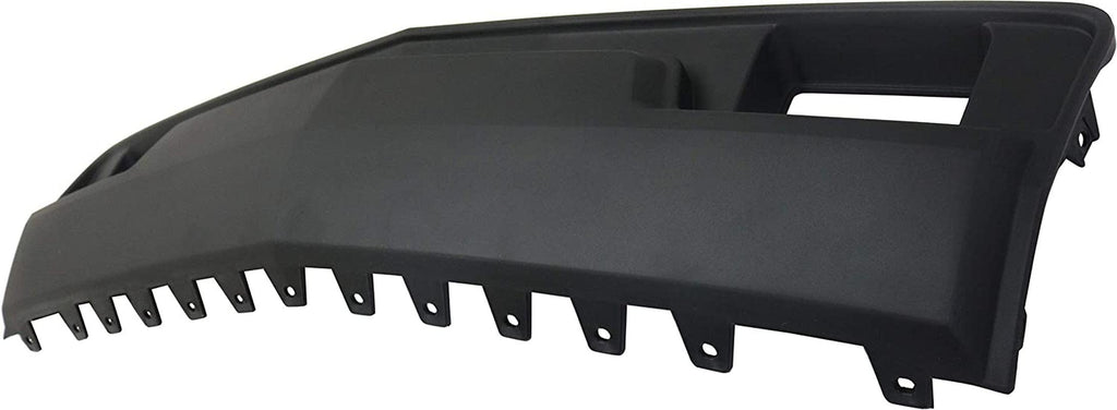 Evan-Fischer Front Bumper Filler Compatible with 2014-2015 Chevrolet Silverado 1500 with Tow Hook Holes, Driver or Passenger Side