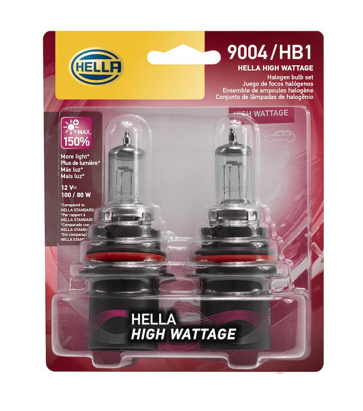 HELLA 9004 100/80WTB High Wattage Series Halogen Light Bulb - greatparts