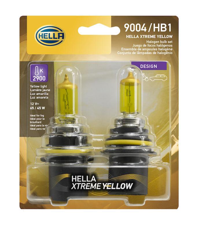 HELLA 9004 YL Design Series Halogen Light Bulb - greatparts